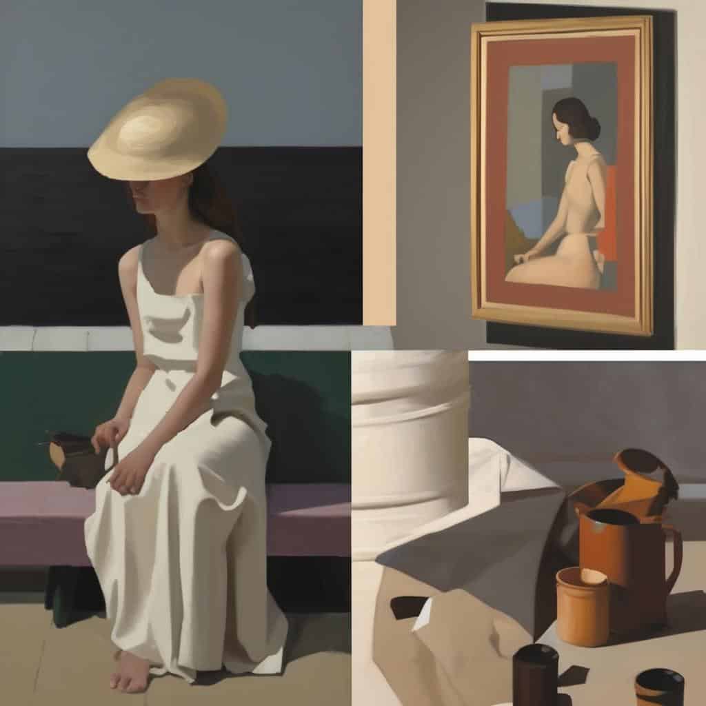 Ανθρώπινη μορφή και τέχνη σε εκθεσιακό χώρο, πνεύμα και διάλογος του χώρου με την τέχνη.